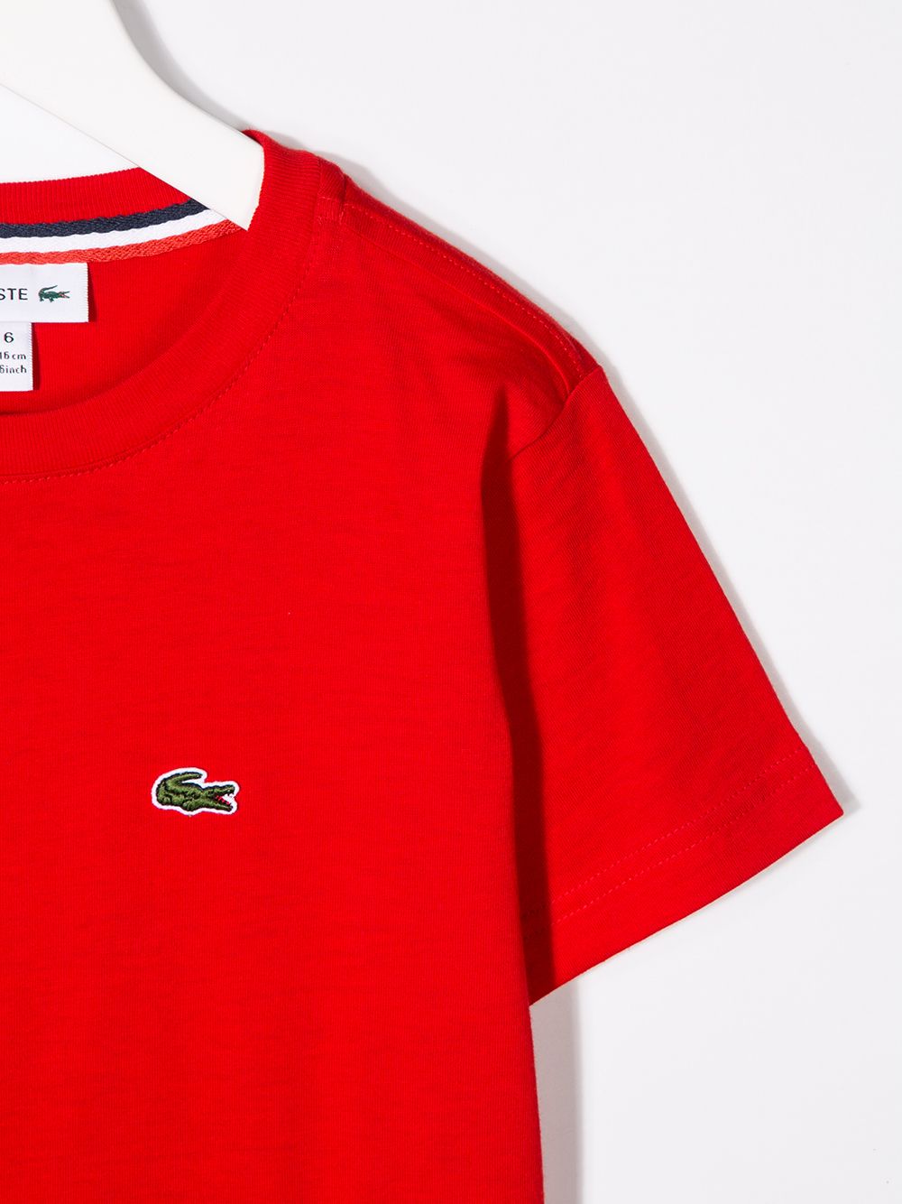 фото Lacoste kids футболка с вышитым логотипом