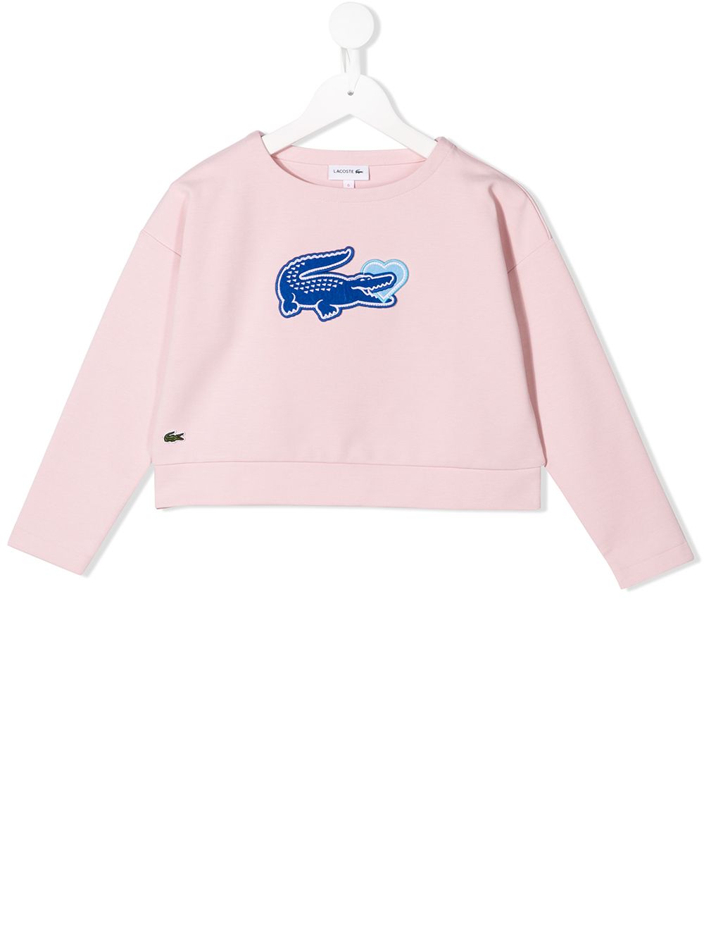 фото Lacoste kids толстовка с нашивкой-логотипом