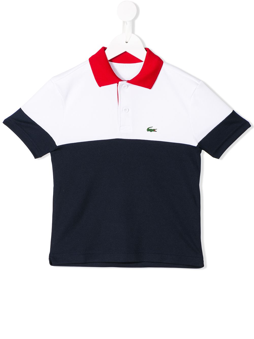 фото Lacoste Kids рубашка-поло дизайна колор-блок