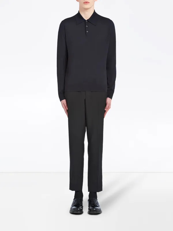 Prada ウール ポロシャツ 通販 - FARFETCH
