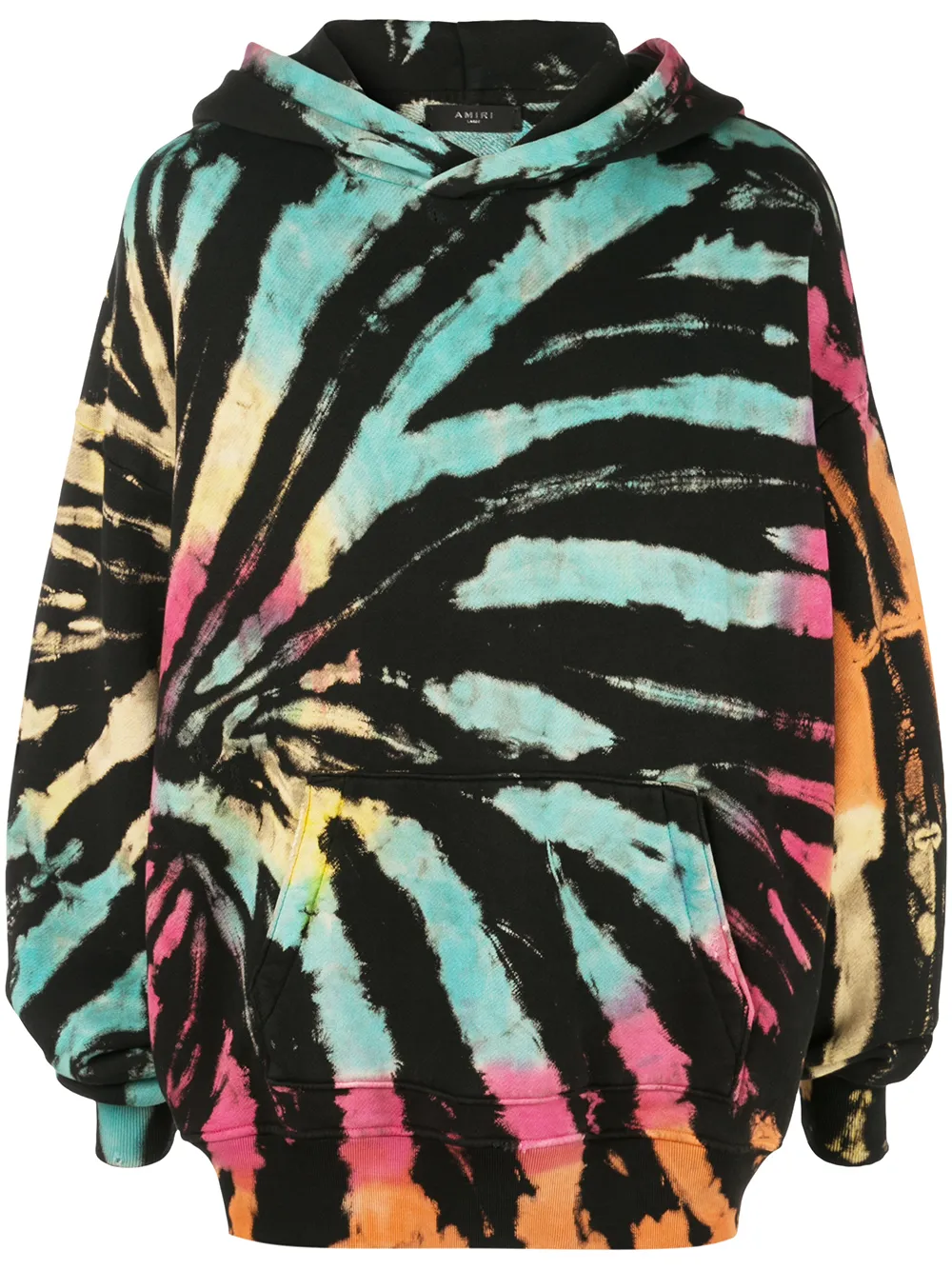 Amiri Tops AMIRI PRINTED HOODIE - BLACK