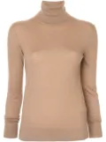 Ralph Lauren Collection CASHMERE JERSEY-LS TN-LONG SLEEVE-SWEATER - Brown