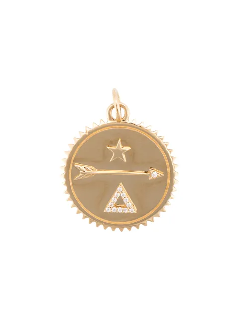 Foundrae medallón Dream en oro amarillo de 18kt con diamantes