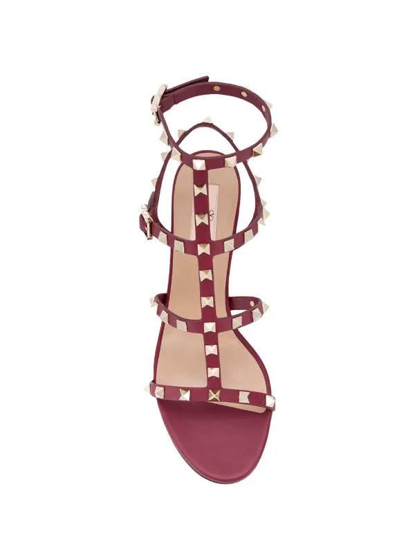 valentino garavani rockstud block heel sandals