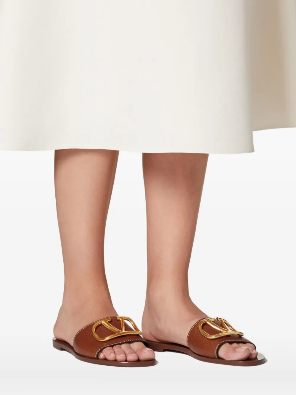 Valentino Garavani VLogo Signature sandalen Bruin
