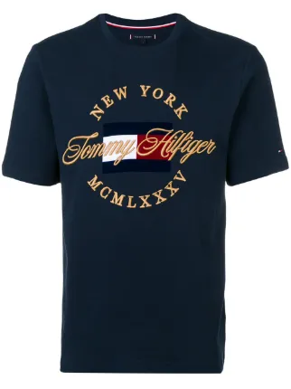 tommy hilfiger embroidered t shirt