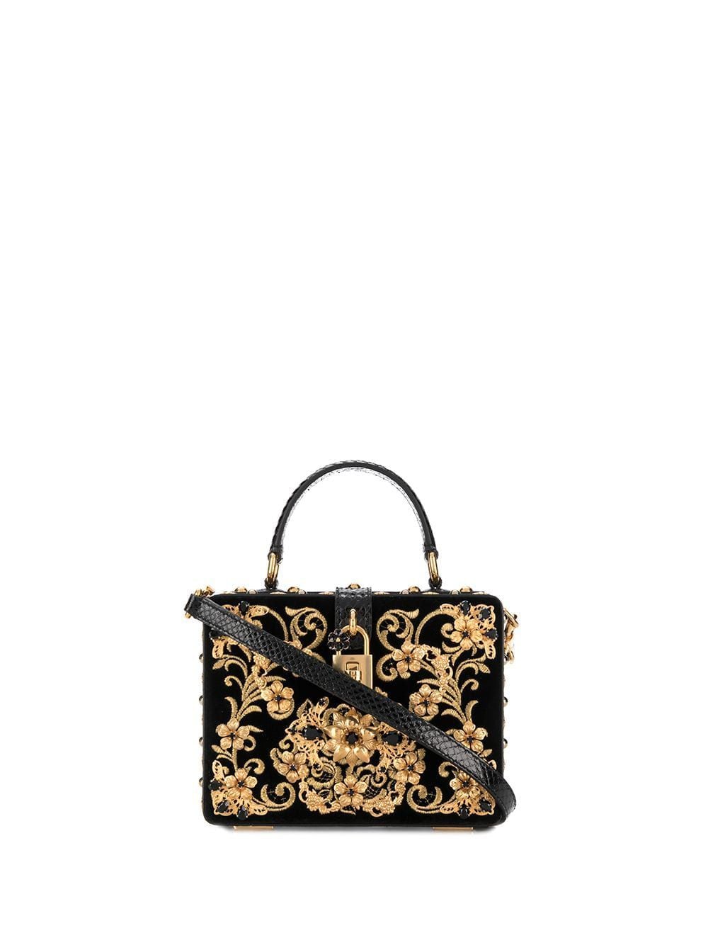 Dolce & Gabbana Velvet Dolce Box Bag - Farfetch
