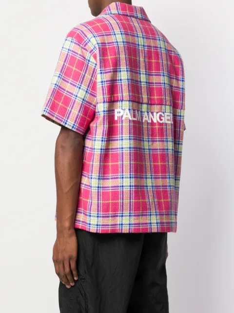 palm angels plaid shirt