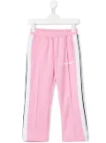 Palm Angels Kids side stripe track pants - Pink