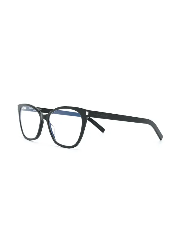Saint Laurent Eyewear SL287 Slim Glasses | Black | FARFETCH AZ