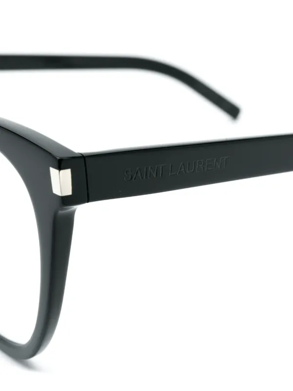 Saint Laurent Eyewear SL287 Slim Glasses | Black | FARFETCH AZ
