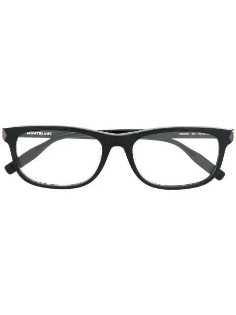 Montblanc rectangular frame glasses
