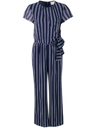michael kors striped jumpsuit