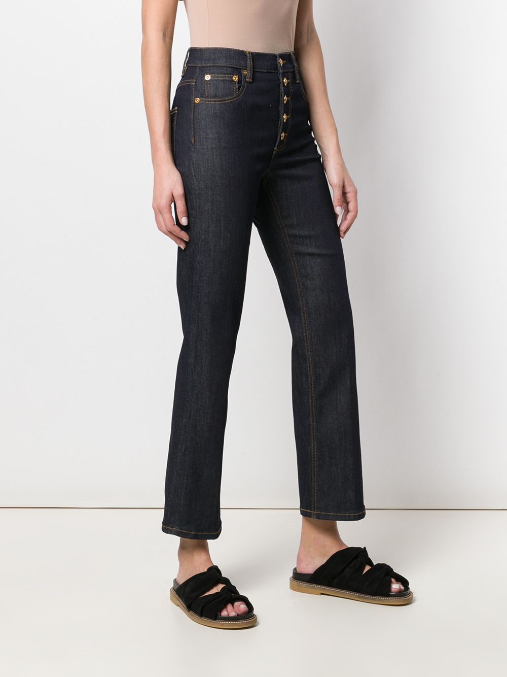 Tory Burch Multi Button Jeans - Farfetch