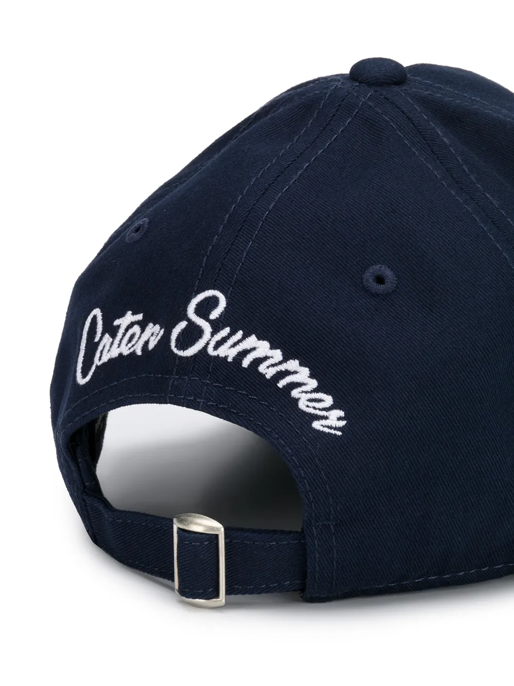 DSQUARED2 KIDS Pet met geborduurd logo Blauw