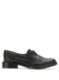 Sarah Chofakian woven-effect loafers - Black