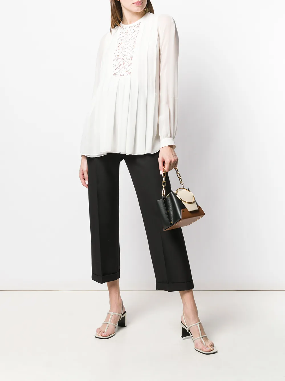 Giambattista Valli Blouse met kant - Wit