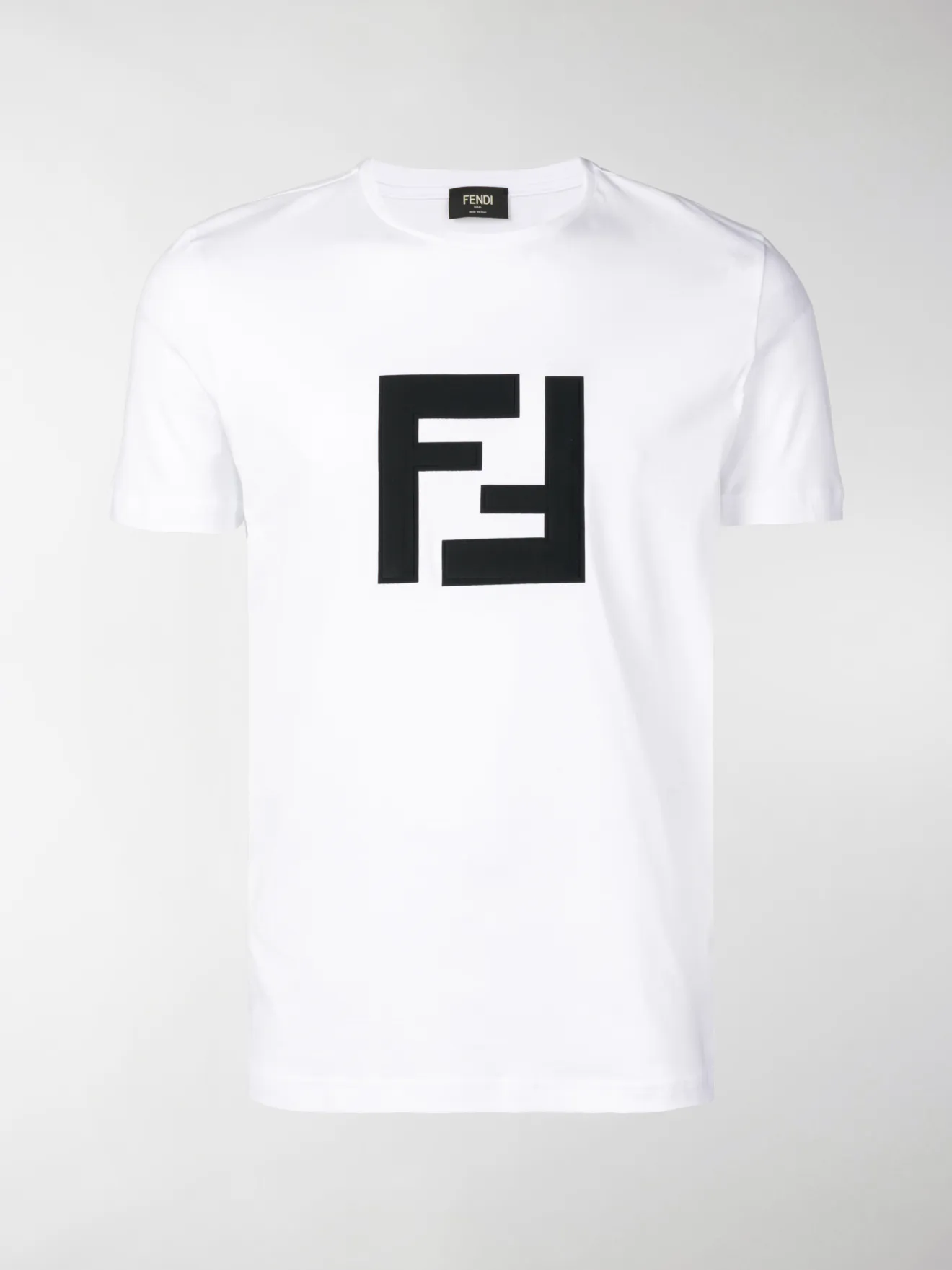 FENDI FF logo T-shirt white | MODES
