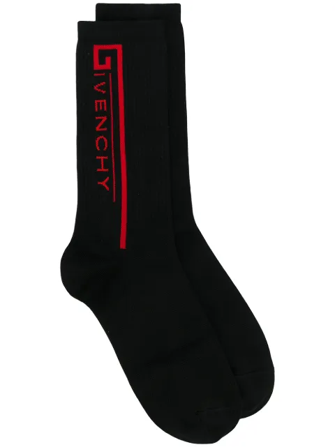 Givenchy logo knitted socks