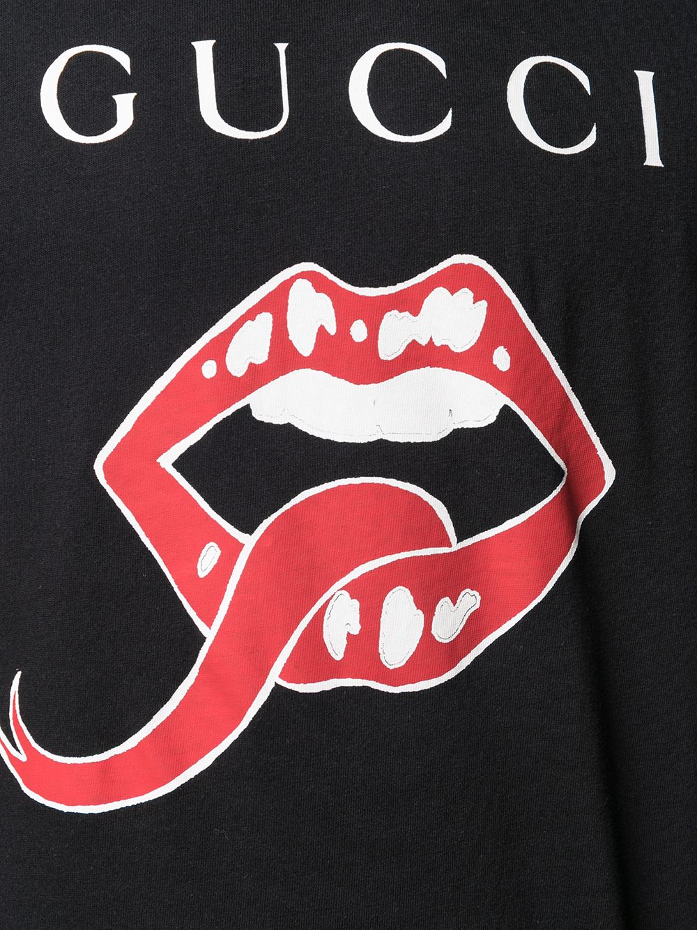 gucci tongue t shirt