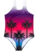 الصورة 1 من Marcelo Burlon County Of Milan Kids ثوب سباحة بطبعة نخيل