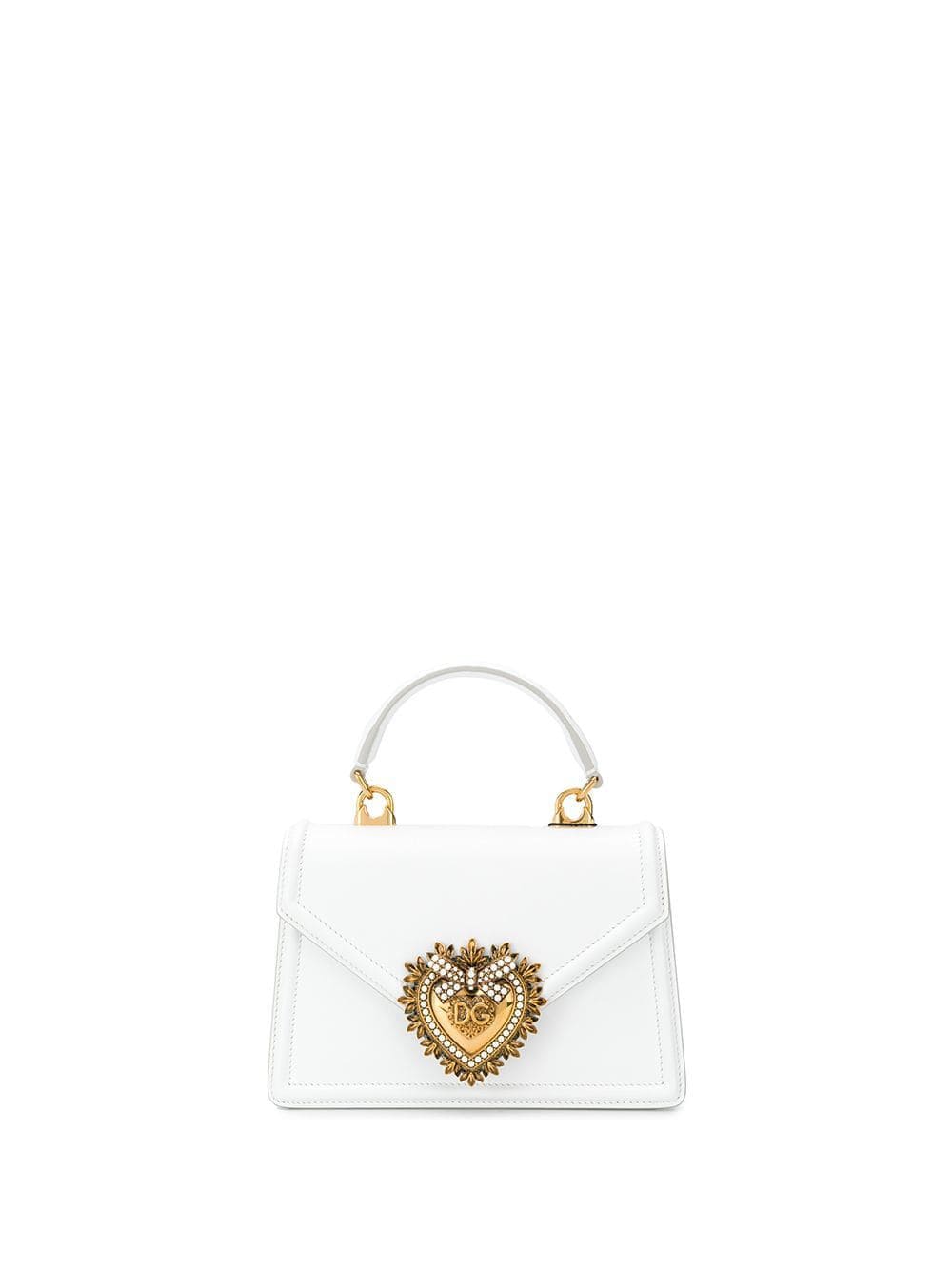 Image 1 of Dolce & Gabbana small Devotion leather top-handle bag