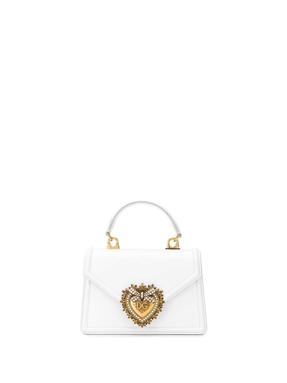 Dolce Gabbana Bolsa Tote Devotion Mini Branco FARFETCH BR