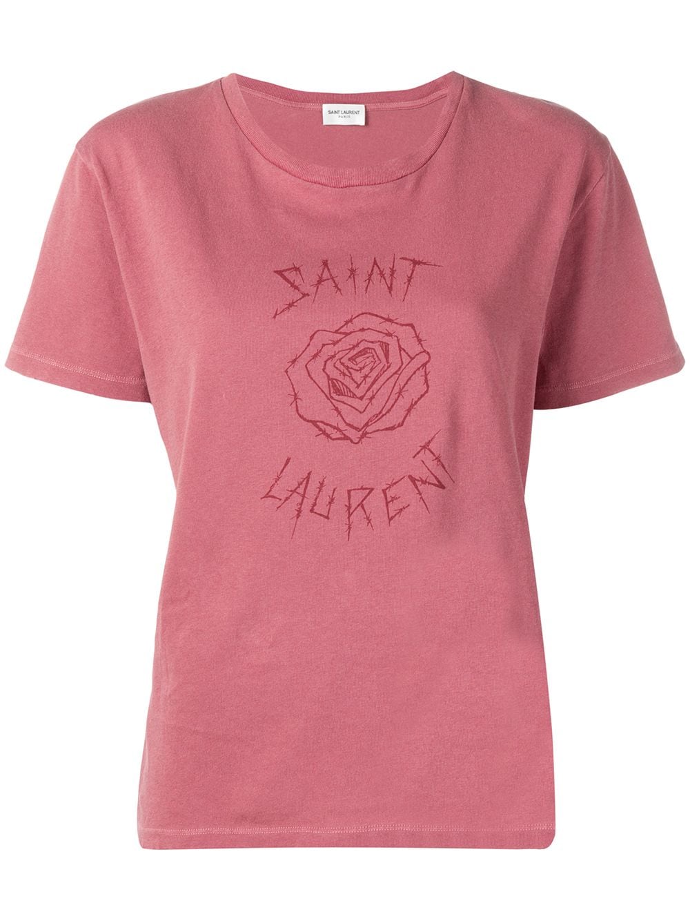 фото Saint Laurent футболка с принтом