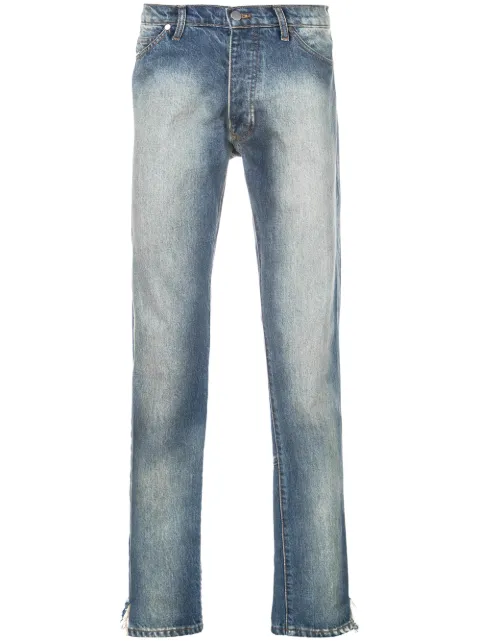 Rhude جينز بوت كات بتأثير باهت