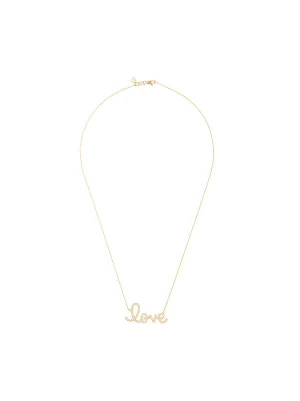 Sydney Evan Love ダイヤモンド ネックレス 14Kイエローゴールド