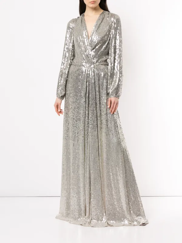 jenny packham wrap dress