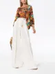 Image 2 of Chufy Oasis print batwing sleeve top