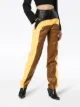 Materiel colour-block straight-leg trousers