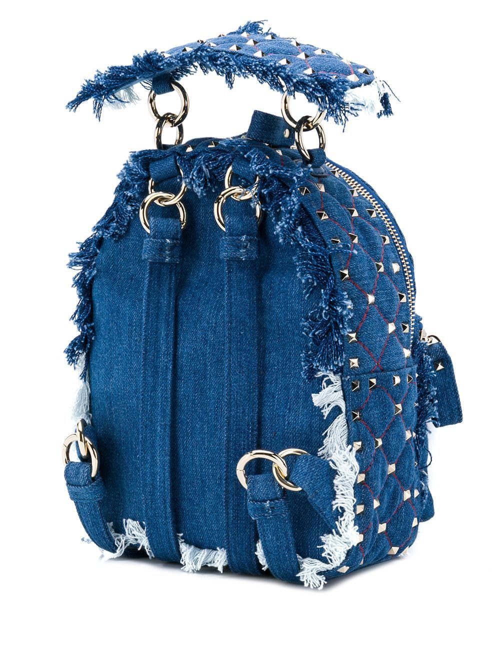 Valentino Garavani Rockstud Denim Backpack - Farfetch