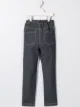 Image 2 of Familiar bow-tie detail straight jeans