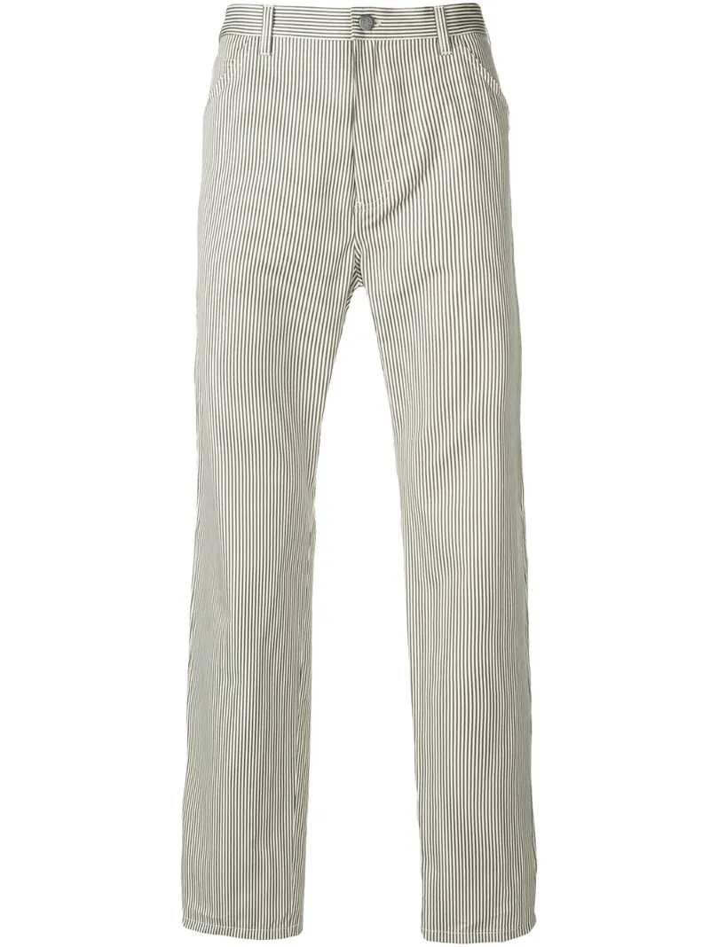 A.P.C. regular striped trousers