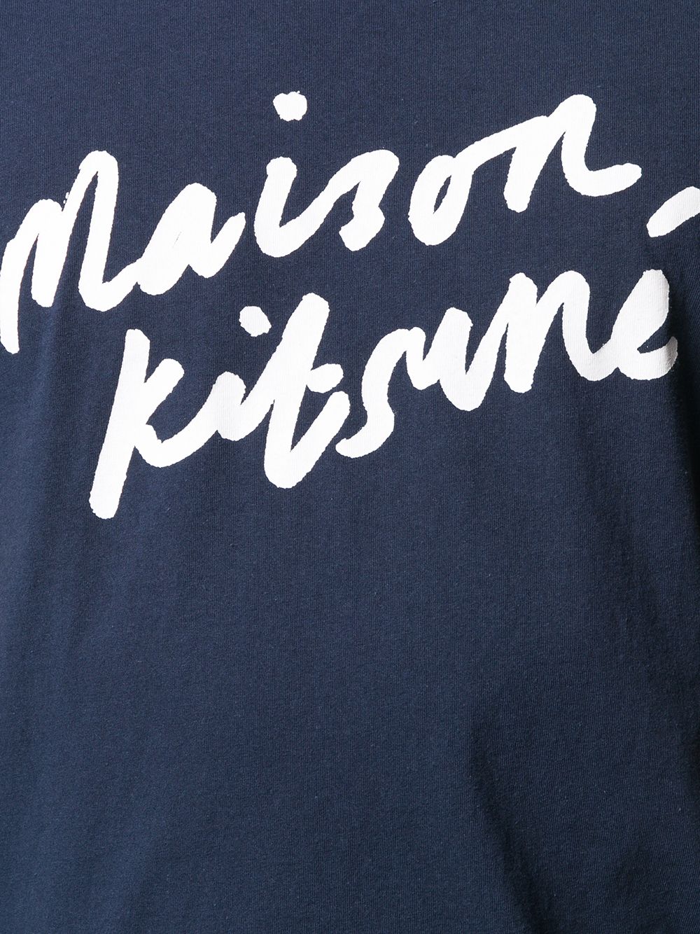 фото Maison kitsuné футболка с логотипом