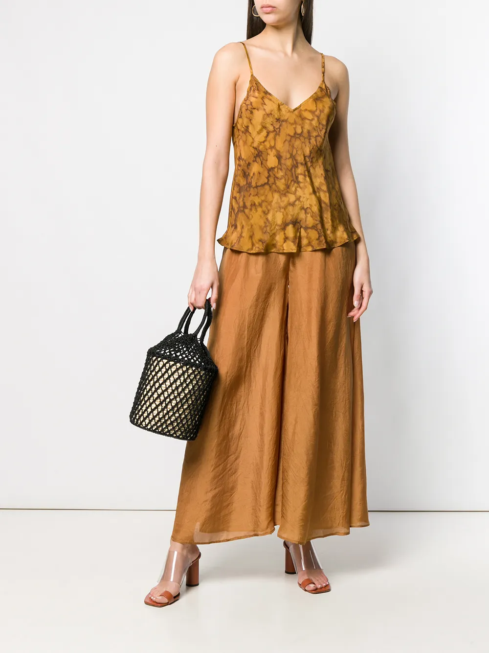 фото Mes demoiselles топ на бретелях с мраморным эффектом