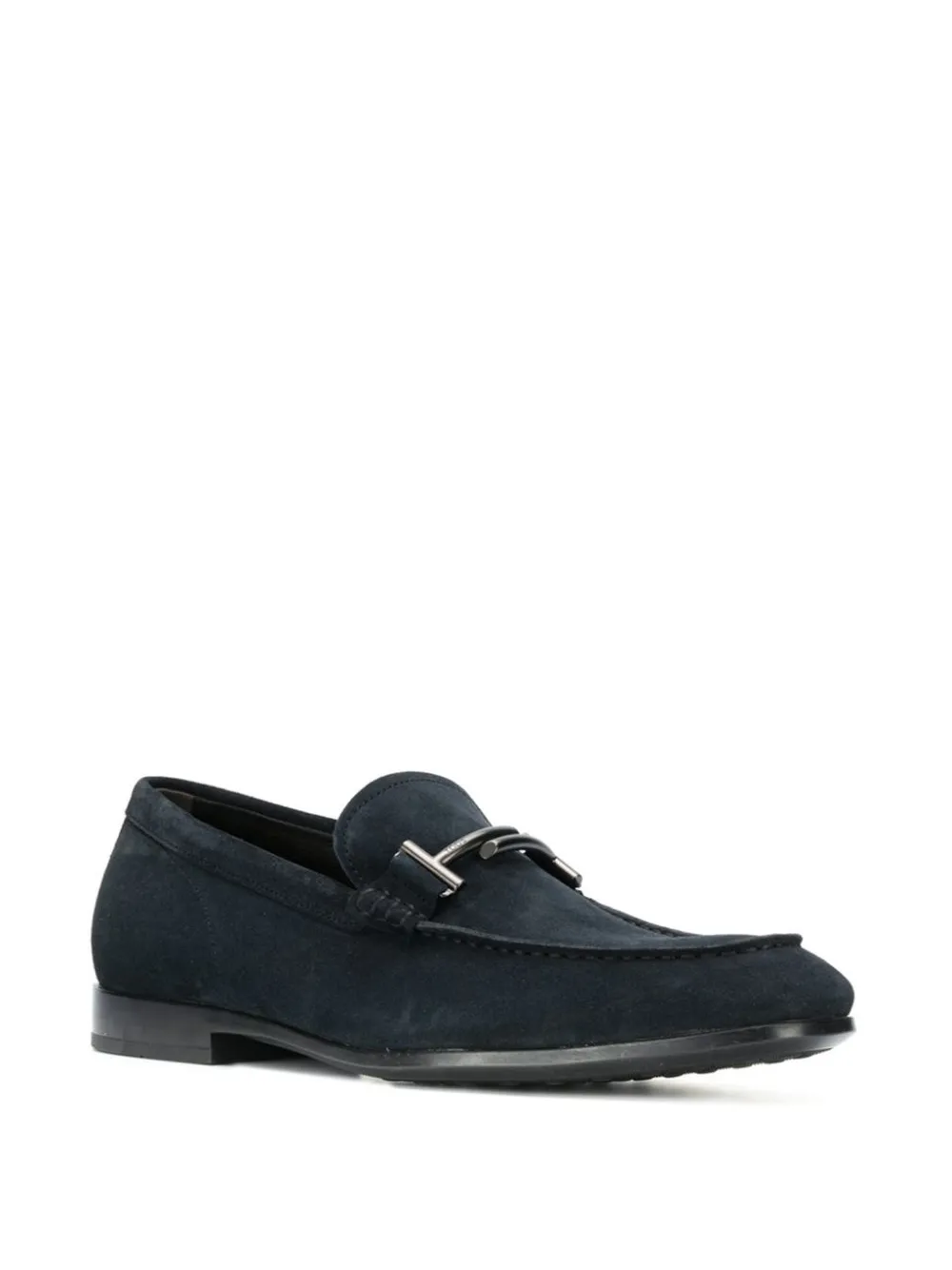Tod's buckle-detailed loafers Blue