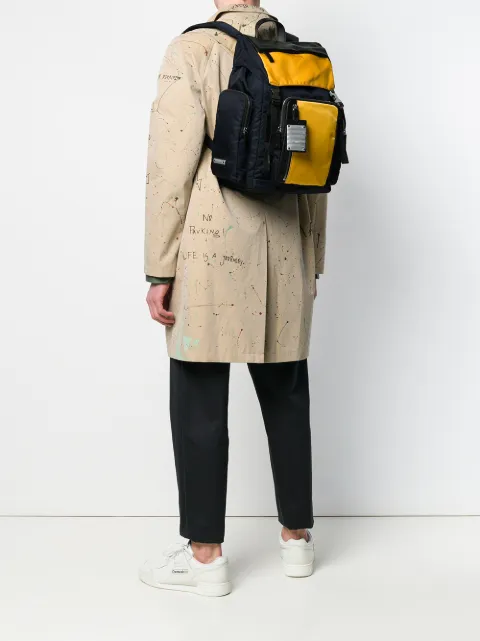 FPM - FABBRICA PELLETTERIE MILANO DOUBLE BUCKLE BACKPACK