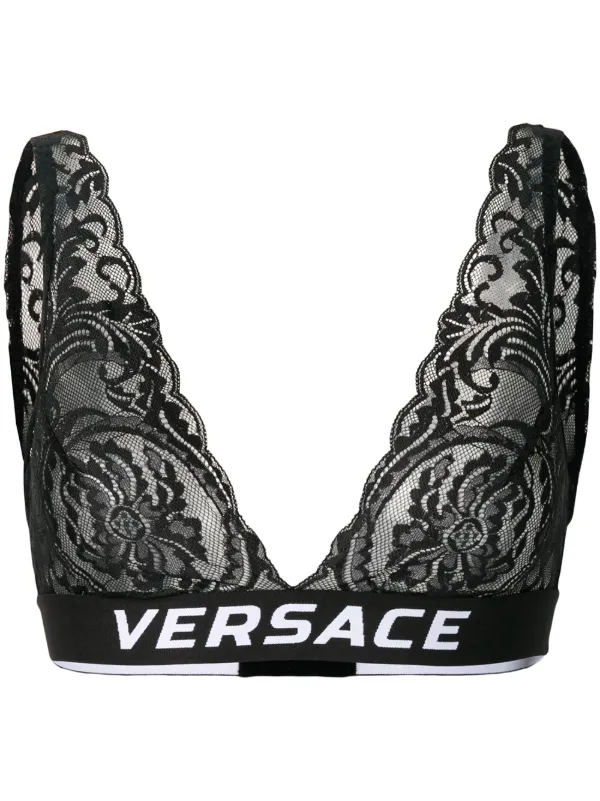 versace lace bralette