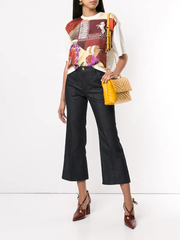 tory burch cropped jeans