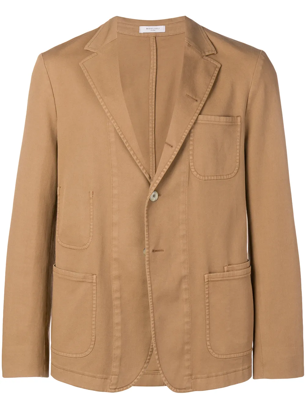 Boglioli classic fitted blazer | Brown | Image 1