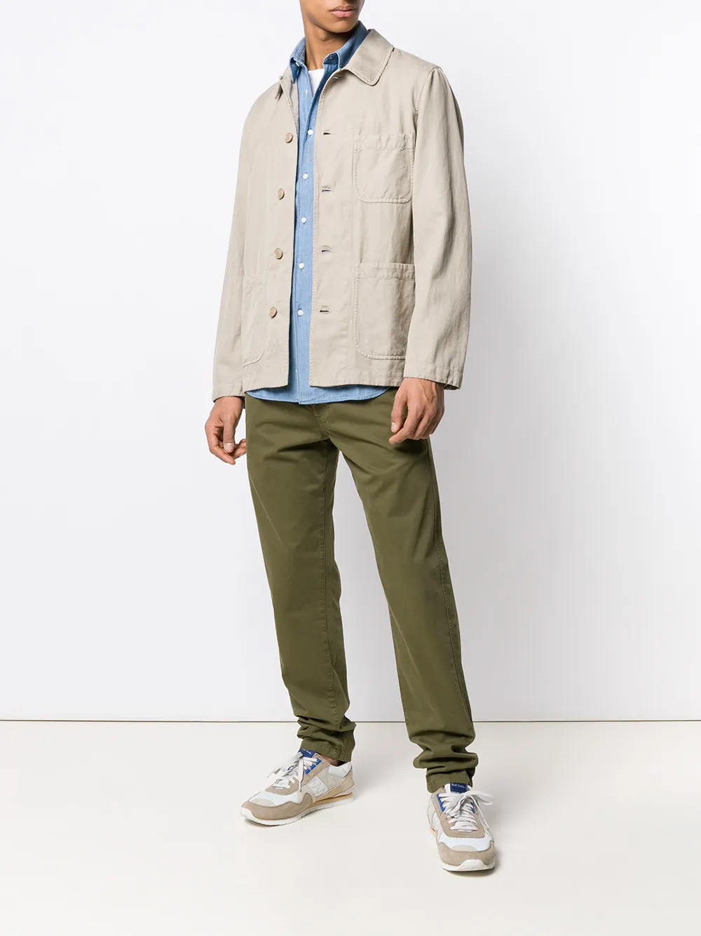 ASPESI Relaxed shirt - Blauw