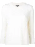 N.Peal cable knit sweater - Neutrals