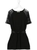 Andorine belted dress - Black