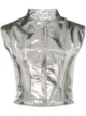Image 1 of Marine Serre metallic gilet
