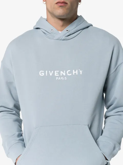 givenchy faded logo hoodie
