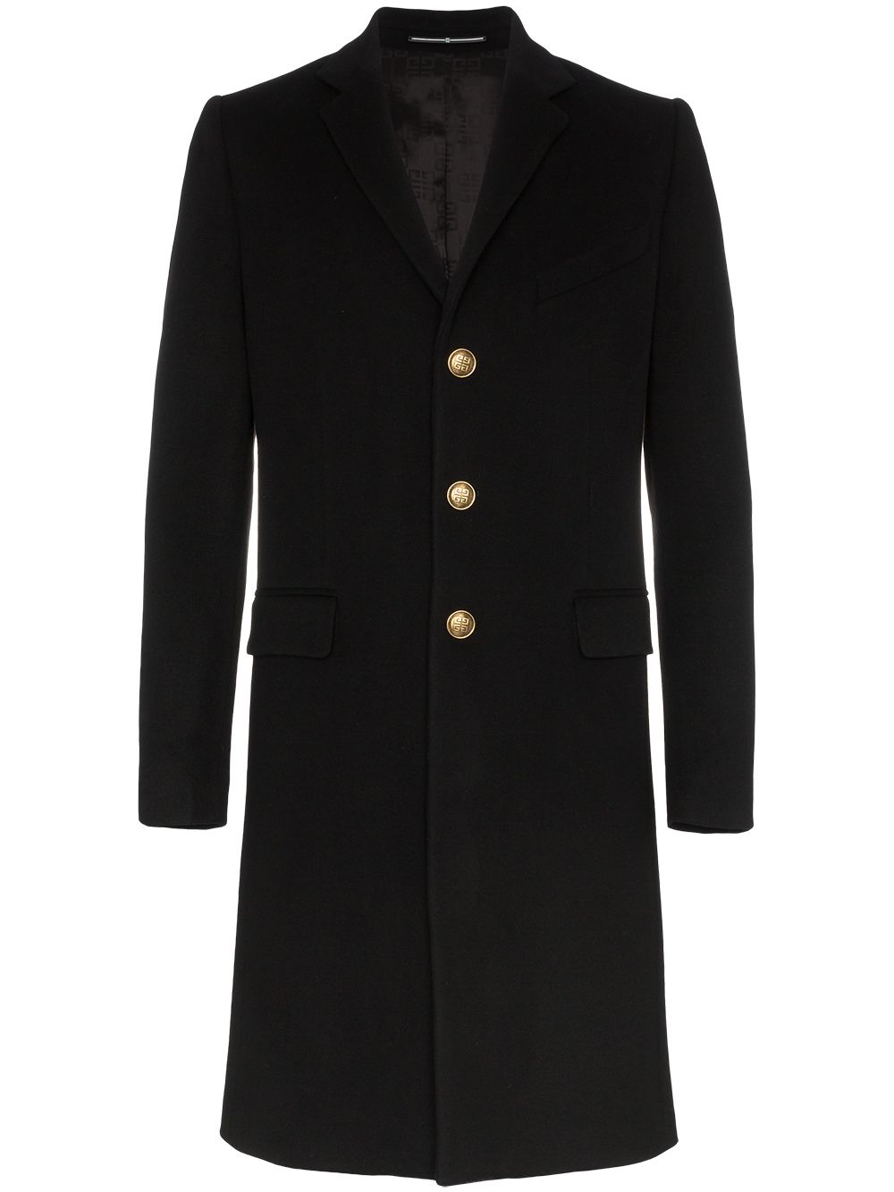 фото Givenchy однобортное пальто