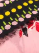 La Doublej orchidea print scarf